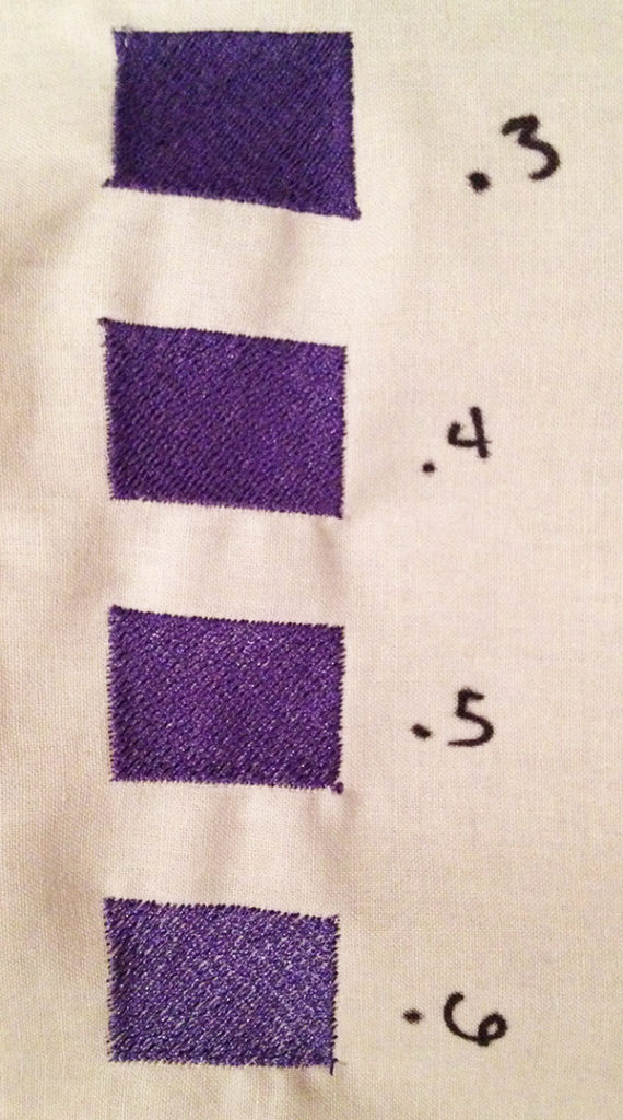 How to get this to stitch out cleaner, fuller, tighter? Density is at .36mm  : r/MachineEmbroidery