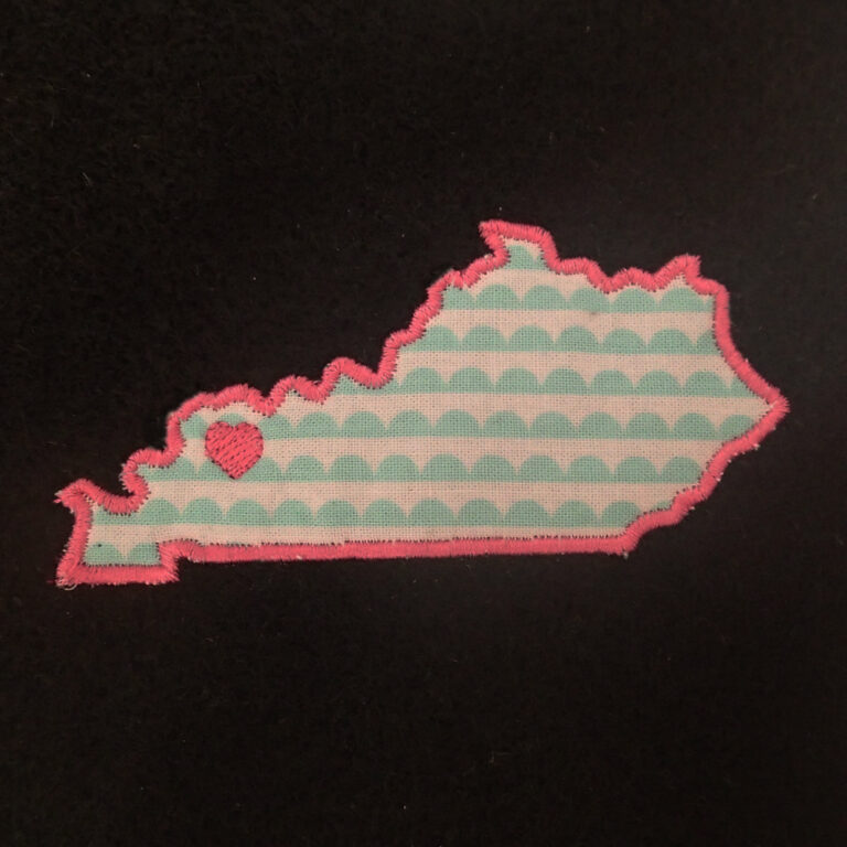 BUY Kentucky - GET Any State (or Country) FREE! Kentucky appliqué and ...