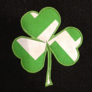Shamrock appliqué design