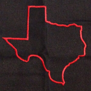 Texas appliqué and embroidery design in 7 styles and sizes. Buy this U.S. state (Texas) embroidery design set – get any state free