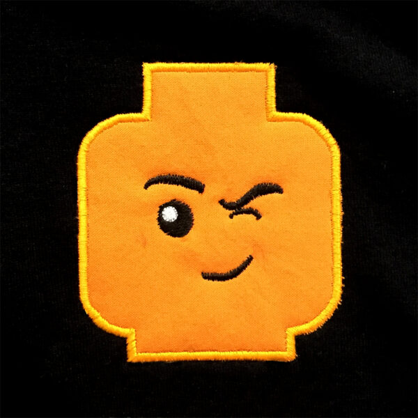 Fun Lego Inspired Face Machine Embroidery And Applique Designs For Your