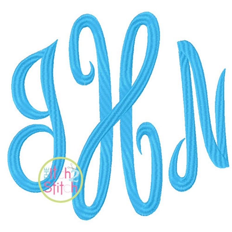 embroidery monogram fonts