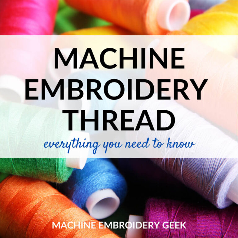 What is machine embroidery thread? - Machine Embroidery Geek