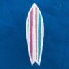 surfboard machine applique design