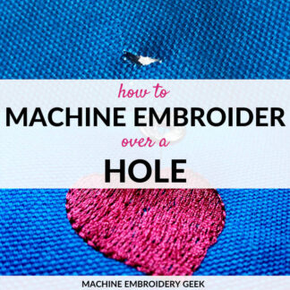 How to make a patch on embroidery machine - Machine Embroidery Geek