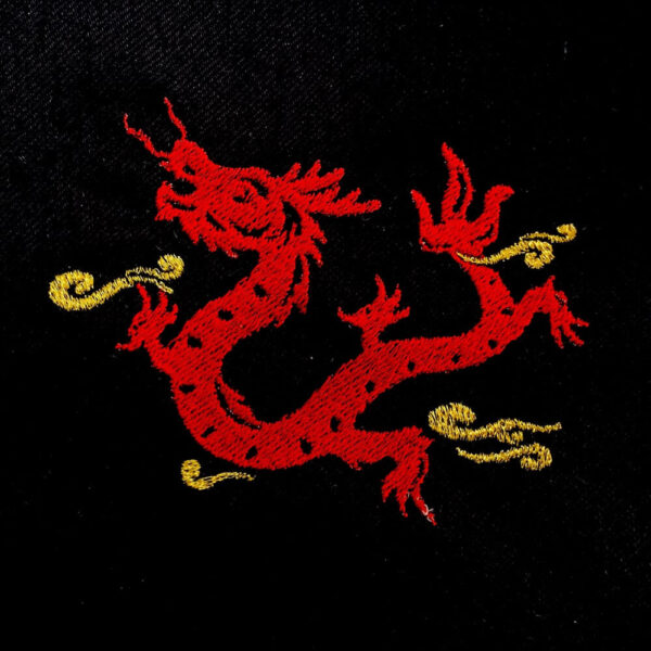 Chinese Dragon Perfect For Chinese New Year - Machine Embroidery Geek