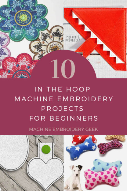 In-the-hoop embroidery for beginners - Machine Embroidery Geek