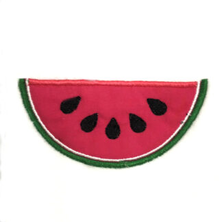Watermelon appliqué design - Machine Embroidery Geek