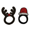 in-the-hoop Christmas napkin rings