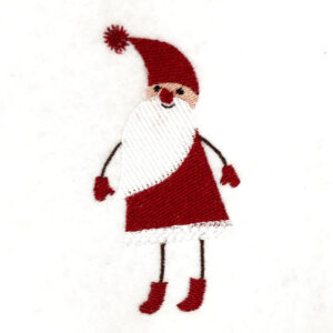 Christmas appliqué and embroidery design set