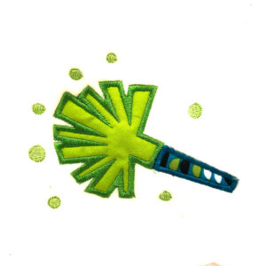 Birthday Party Horn Appliqué Design