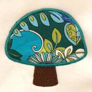 Woodland creatures appliqué design set