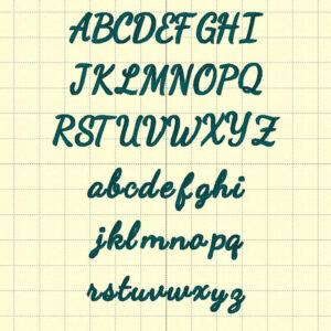 Henrietta Script Embroidery Font