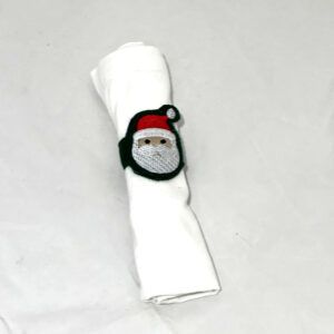 In-the-hoop Santa tie napkin holder