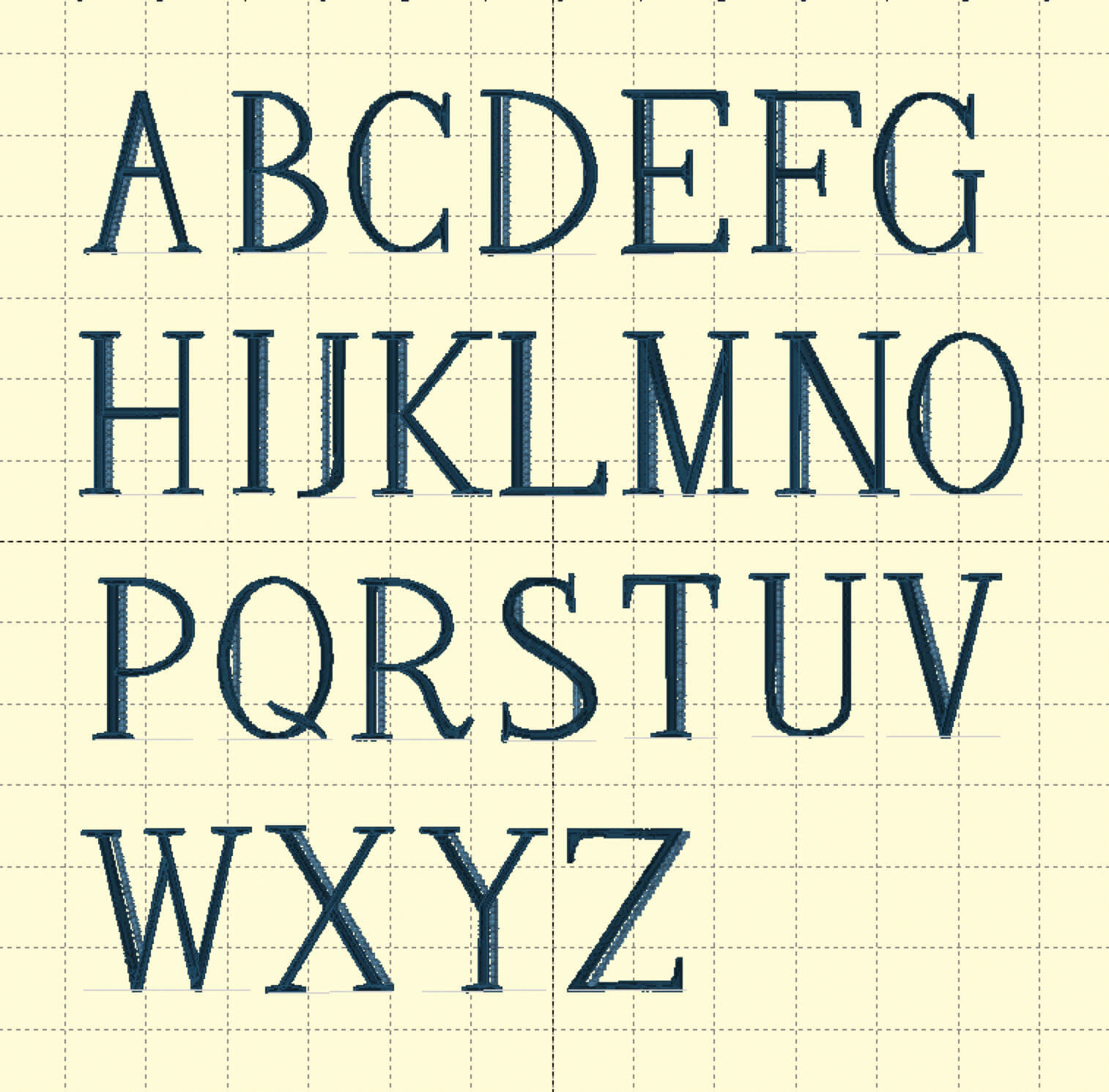 Primrose Serif Monogram Font - Image 2