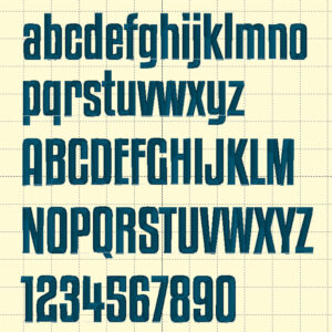 Jim Bob Embroidery Font