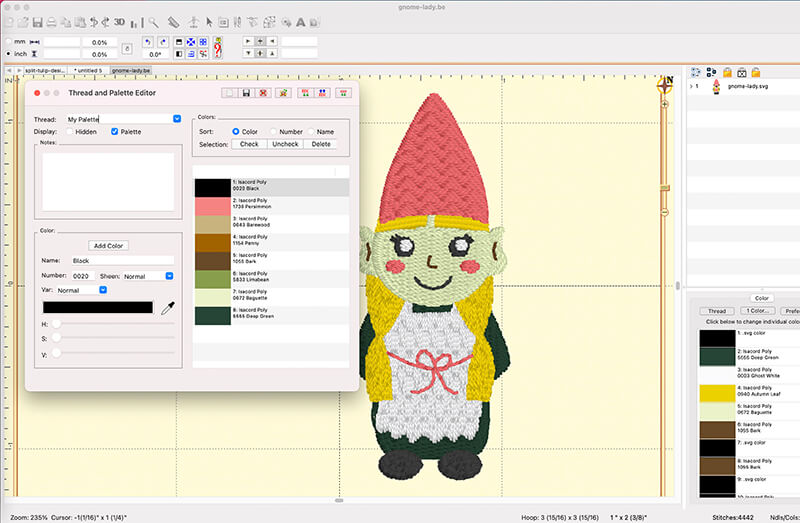 BUILD CUSTOM THREAD PALETTES