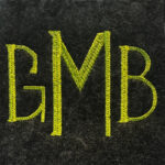 Gin and Tonic Monogram - Machine Embroidery Font
