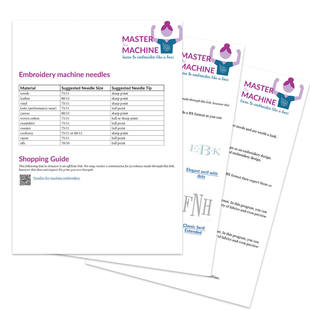 Master the Machine worksheets