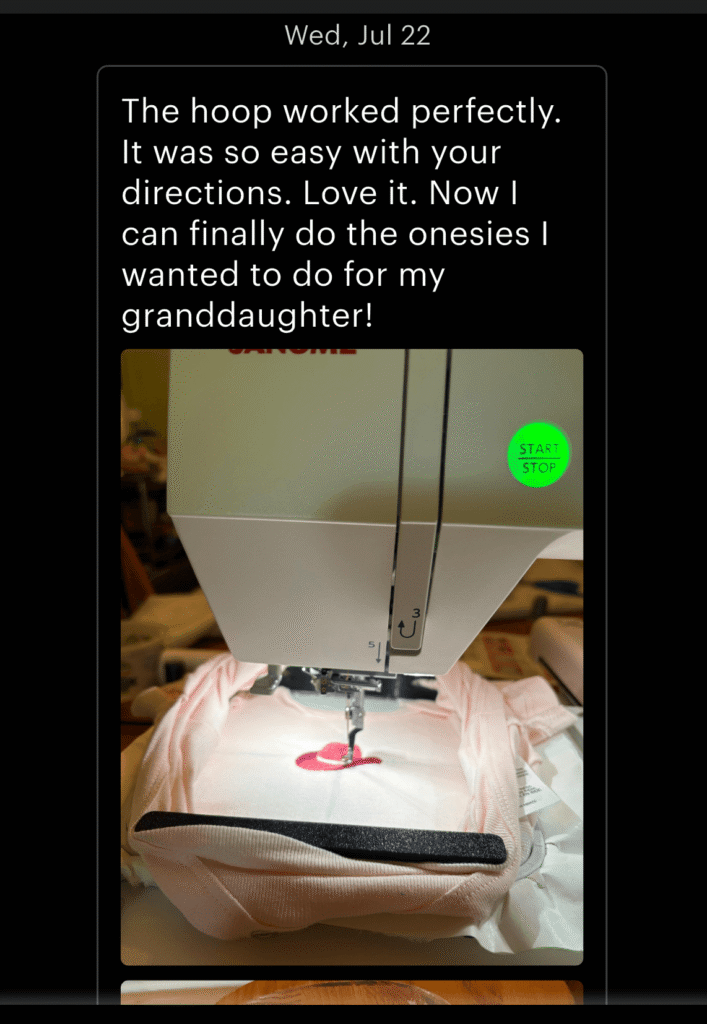 the Hoop Skirt™ Testimonial
