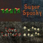 Fun and Festive Embroidery Font Four Pack