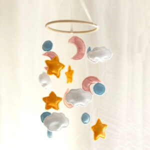 Sweet Dreams In-the-hoop Baby Mobile Embroidery Kit