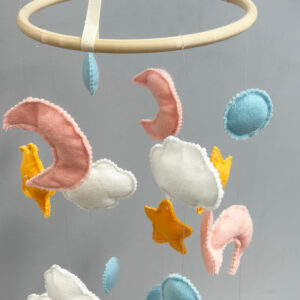 Sweet Dreams In-the-hoop Baby Mobile Embroidery Kit